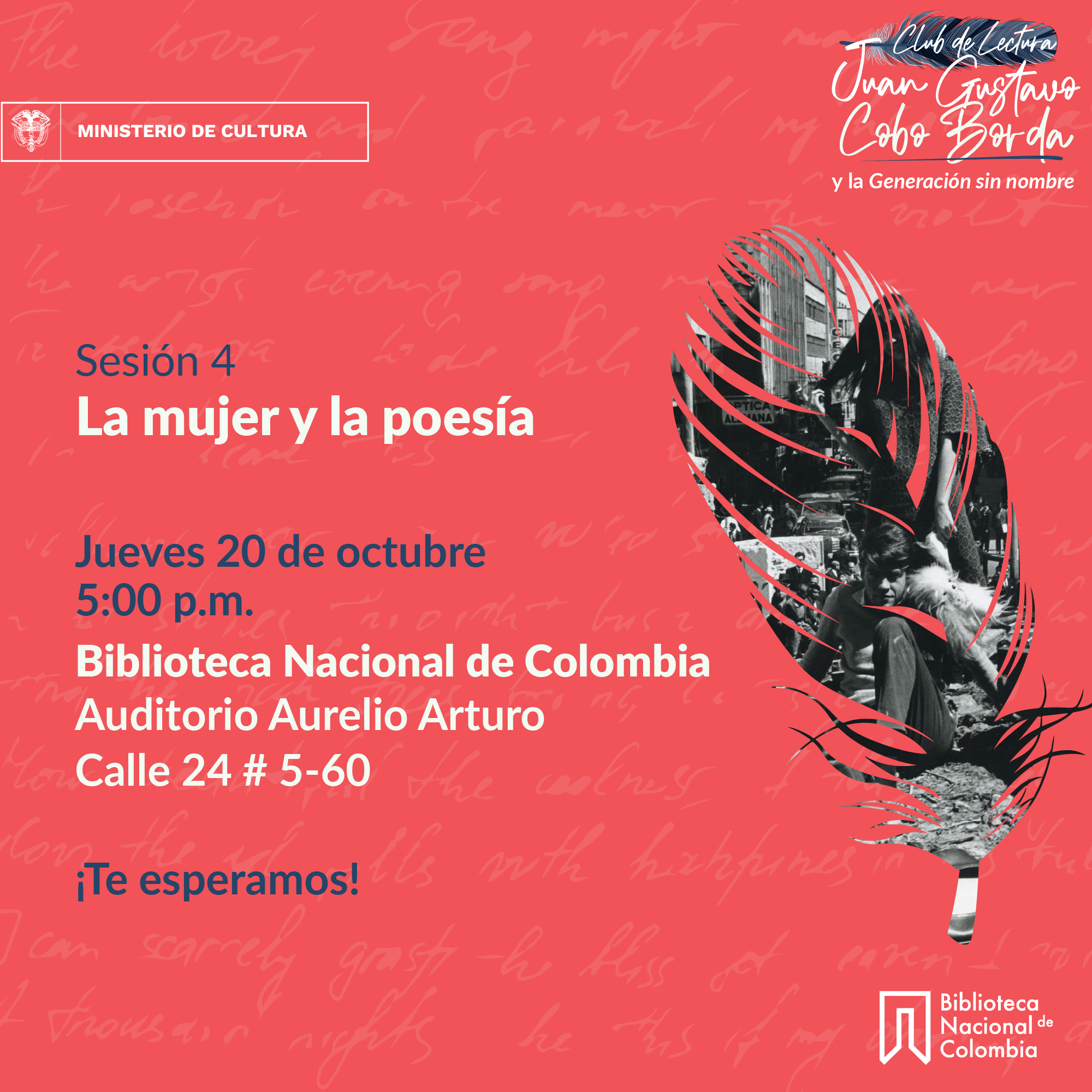 Club de lectura: La mujer ya la poesía